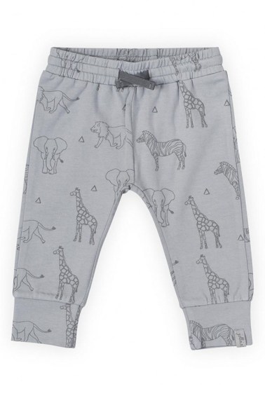штаны для новорожденных safari grey jollein